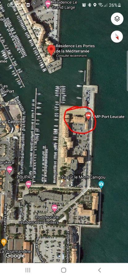 T2 Cabine Avec Tres Belle Vue Sur Le Port De Plaisance Leucate Exterior foto